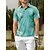 cheap Tops-Men&#039;s Golf Polo Shirt Green Short Sleeve Top Golf Attire Clothes Outfits Wear Apparel