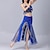 cheap Belly Dancewear-Belly Dance Skirts Gold Coin Pure Color Splicing Women&#039;s Performance Training Sleeveless High Polyester