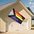 billige Hageflagg, Banner-Juni Pride Måned LGBTQ LGBT Pride Flagg Regnbue Utendørs Innendørs med Øyehull Hus Hage Dekorasjoner Høytidsbanner Skilt Glad Pride