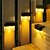 cheap Outdoor Wall Lights-2/4 Pcs LED Solar Wall Light Outdoor Step Light Waterproof Courtyard Garden Stairs Balcony Yard Landscape Atmosphere Holiday Decoration