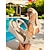 economico Sandali con zeppa-sandali con zeppa e cinturino a T con perline da donna – eleganti scarpe con plateau bohémien per l'estate, la spiaggia e le vacanze