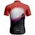 abordables Maillots pour hommes-Homme Maillot de cyclisme Lettres &amp; Chiffres Manche Courte Cyclisme T-shirt Maillot avec 3 poches arrière VTT Vélo tout terrain Séchage Rapide Design Anatomique Évacuation de l&#039;Humidité Respirant Des