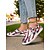 Χαμηλού Κόστους Γυναικεία Sneakers-γυναικεία πάνινα αθλητικά παπούτσια με αμερικάνικη σημαία - πατριωτικά casual παπούτσια με κορδόνια για την 4η Ιουλίου, ταξίδια και καθημερινή ένδυση