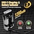 abordables Lampes torches tactiques-Lampe torche LED puissante, petite, blanche et rouge, 1 200 lm, rechargeable par USB, 10 modes, mini lampe de poche porte-clés avec clip, étanche IP67