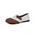 billige Flate sko til kvinner-kvinners kontrastfarge flystrikkede slip-on flater med bred passform - pustende lettvekts uformelle barfotsko med blomsteraksenter