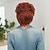 billiga Peruker i toppkvalitet-Syntetiska peruker Jerrylockar Lockig väv Pixie-frisyr Asymmetrisk frisyr Maskingjord Peruk 10 tum A1 Syntetiskt hår Dam Klassisk Färggradient Hår med highlights / balayage Flerfärgad