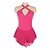 abordables Robes de Patinage Artistique-Robe de patinage artistique Femmes Fille Patinage Robe Rose rouge Patchwork Dos Nu Maille Spandex Élastique Entraînement Pratique Professionnel Tenue de Patinage Chaleur Thermique cristal pailleté