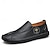 baratos Sapatilhas e Mocassins para Homem-mocassins masculinos de couro sintético genuíno bege – sapatos casuais de condução com costura feita à mão para atividades ao ar livre e viagens