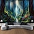 preiswerte Waldteppich-Landschaft Wald Schmetterlinge Hängetapisserie Wandkunst Große Wandteppich Wandmalerei Dekor Fotohintergrund Decke Vorhang Wohn Schlafraum Wohnzimmerdekoration