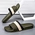 billige Uformelle sandaler-sporty slidesandaler til mænd med røde og hvide striber - fedt fodtøj til fritids- og udendørsaktiviteter