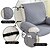 abordables Funda para sillón reclinable-Fundas para sillones reclinables 100 % impermeables, funda antideslizante para sillón reclinable, protector de muebles, funda lavable con bolsillo y correas elásticas para mascotas y perros.