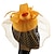 voordelige Bruiloften &amp; Feesten-Helm Sinamay Bruiloft Avond Feest Elegant Bruiloft Met Pure Kleur Helm Hoofddeksels