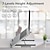 cheap Stands &amp; Cooling Pads-Laptop Stand for Desk Adjustable Laptop Riser Foldable Portable Laptop Holder Ventilated Cooling Notebook Stand for 10-15.6inch Laptop