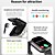 economico Smartwatch-696 D8 Orologio intelligente 2.01 pollice Orologio da Corsa Fitness Smartwatch Bluetooth ECG+PPG Contapassi Promemoria chiamata Compatibile con Android iOS Da donna Da uomo Chiamate in vivavoce