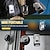 abordables Lampes torches tactiques-Lampe torche LED puissante, petite, blanche et rouge, 1 200 lm, rechargeable par USB, 10 modes, mini lampe de poche porte-clés avec clip, étanche IP67
