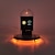 זול אורות חכמות-תאורת לילה led wifi מסונכרן nixie tube שעון מסך LCD 1.54 אינץ&#039; תצוגת מזג אוויר 12/24 שעות מגע אלקטרוני להחלפת נושאים שעון rgb שעון דיגיטלי עם תכונת אלבום אלקטרוני למשרד ביתי 1 pc