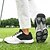 preiswerte Herren Golfschuhe-Herren Sneaker Golfschuhe Mikrofaser Wasserdicht Bequem Rutschfest Schnürung Schwarz / weiss Gelb Blau