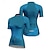 abordables Maillots pour femmes-Femmes Maillot de cyclisme Géométrique Manche Courte Cyclisme T-shirt Maillot avec 3 poches arrière VTT Vélo tout terrain Séchage Rapide Design Anatomique Évacuation de l&#039;Humidité Respirant Des sports