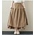 abordables Fondos-Retro Antiguo Medieval Falda Mujer Mascarada Casual Diario Adulto Falda