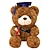 baratos Formatura-presentes de formatura ursinho de pelúcia bicho de pelúcia brinquedo de pelúcia com doutorado tam veludo ouro lingote borla diploma para homens mulheres meninas meninos festa de congratulações
