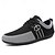 billige Herresneakers-mænds nylon afslappede slip-on sko med kontrasterende teksturer - perfekt til dagligt slid og fritidsaktiviteter