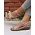 economico Sandali Comodi-sandali aperti con velcro per donna - sandali con zeppa comodi e casual estivi per camminare e viaggiare