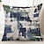 baratos estilo abstrato-Capa Decorativa de Almofadas Abstrata Vintage 1PC Capa de Almofada Quadrada Macia para Quarto Sala de Estar Sofá Cadeira