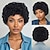 levne Nejkvalitnější paruky-Syntetické paruky Bouncy Curl Curly Weave Střih Bob Asymentrický střih na stroji Paruka 10&quot; A1 Umělé vlasy Dámské Módní design Klasické Pohodlné Černá