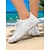 abordables Baskets femme-Chaussures aquatiques pieds nus pour femmes – Baskets larges en mesh respirant à séchage rapide avec semelle antidérapante pour la plage, la natation, le surf et les sports nautiques en plein air