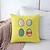 voordelige Vakantie kussensloop-Paas Eieren Decoratieve Gooi Kussenshoes 1PC Zacht Vierkant Bank Kussenhoes Kussenhoes voor Slaapkamer Woonkamer Bank Stoel Zwart Blauw Groen