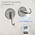 cheap Bathroom Gadgets-2PCS Suction Cup Heart Hooks, No-Drill Vacuum Wall Hooks, Strong Adhesive Single Hooks for Kitchen, Bathroom, and Door Back Storage