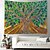 abordables Tapisserie de l&#039;Arbre de Vie-Tapisserie suspendue Arbre de Vie Art mural Grande Tapisserie Décor mural Photographie Arrière-plan Couverture Rideau Décoration maison Chambre de lit Salon Style vitrail