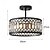 voordelige Plafondlampen-3-Light 30 cm Eilandontwerp Plafondlampen Metaal Geschilderde afwerkingen Modern 110-120V 220-240V