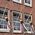 halpa Puutarhaliput, Banner-Kesä Pride -kuukausi Sateenkaari pylväs tuulilippu Lentää tuulessa Ulkokäyttöön ripustettava värikkäitä LGBT+ paraatipuutarhakoriste lippu Sateenkaaren pitkät hännät