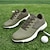 preiswerte Herren Golfschuhe-Herren Sneaker Golfschuhe Mikrofaser Wasserdicht Bequem Rutschfest Schnürung Schwarz / weiss Gelb Blau