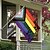 billige Hageflagg, Banner-Juni Pride Måned LGBTQ LGBT Pride Flagg Regnbue Utendørs Innendørs med Øyehull Hus Hage Dekorasjoner Høytidsbanner Skilt Glad Pride