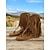 abordables Sandales de Vacances-Sandales à franges marron style bohème pour femme : chaussures tendance et fluides pour les festivals de musique, les promenades sur la plage et les rassemblements décontractés en plein air