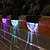 cheap Outdoor Wall Lights-2/4 Pcs LED Solar Wall Light Outdoor Step Light Waterproof Courtyard Garden Stairs Balcony Yard Landscape Atmosphere Holiday Decoration