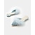 abordables Sandalias planas de mujer-Mules blancos planos con punta esponjosa: cómodos zapatos sin cordones de piel sintética para looks casuales y elegantes.