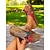 abordables Sandales Confort-Sandales compensées à motif patchwork de feuilles multicolores pour femmes - pantoufles compensées confortables à bout ouvert pour une tenue décontractée et d&#039;extérieur