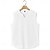 billige Fitness-tanktops-Herre Vaffel Tank Top Tanktop Vest Underskorte Uden ærmer V-hals Sommer Vanlig Mode Klassisk Bekvem Strikket Gade Afslappet Sport Hvid Gul Lyseblå Top T-shirt til mænd