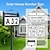 abordables Éclairages pour allées-Lampes d&#039;adresse solaires, plaque d&#039;adresse extérieure éclairée par LED avec contrôle intelligent, 3 couleurs en 1, éclairage de numéro de maison à énergie solaire étanche avec piquets pour l&#039;extérieur de la maison, de la cour, de la rue, de la maison, 1