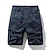 ieftine Clasic-Bărbați Pantaloni Scurți Cargo Pantaloni scurți Camo Pantaloni Scurți Pantaloni scurți de vară Cordon Talie elastică Multi Buzunare Culoare Camuflaj camuflaj Confort Purtabil Lungimea genunchiului În