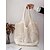 billiga Hand- och toteväskor-handgjord virkad tygväska i mesh – lätt och miljövänlig strandaxelväska, boho-stil, återanvändbar shoppingväska för kvinnor, sommarlov och daglig användning