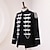 abordables Tapas-Retro Antiguo Rococó Abrigo Baile de Máscaras Chaqueta de circo Príncipe Aristócrata Disfraz Hombre Carnaval Mascarada Mardi Gras Evento / Fiesta Adulto Chaqueta Primavera Otoño invierno