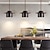abordables Suspension-2 lumières 3 lumières 20 cm Design Unique conception avec îlot Suspension Bois Pierre Finitions peintes Moderne Style Nordique 85-265V