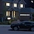 abordables Éclairages pour allées-Lampes d&#039;adresse solaires, plaque d&#039;adresse extérieure éclairée par LED avec contrôle intelligent, 3 couleurs en 1, éclairage de numéro de maison à énergie solaire étanche avec piquets pour l&#039;extérieur de la maison, de la cour, de la rue, de la maison, 1