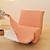 billige Futon sofa cover.-1 stk elastisk armløs gulvsofatrekk lat boy relax sofa slipcover stretch enkelt sofa putetrekk for stue hjemme
