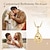 economico I regali-Collana con Pietra del Compleanno Personalizzata Miglior Regalo per la Mamma - Regalo di Design Personalizzato per Mamma Moglie Fidanzata Perfetto per San Valentino Festa della Mamma Natale Compleanno