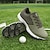 preiswerte Herren Golfschuhe-Herren Sneaker Golfschuhe Mikrofaser Wasserdicht Bequem Rutschfest Schnürung Schwarz / weiss Gelb Blau